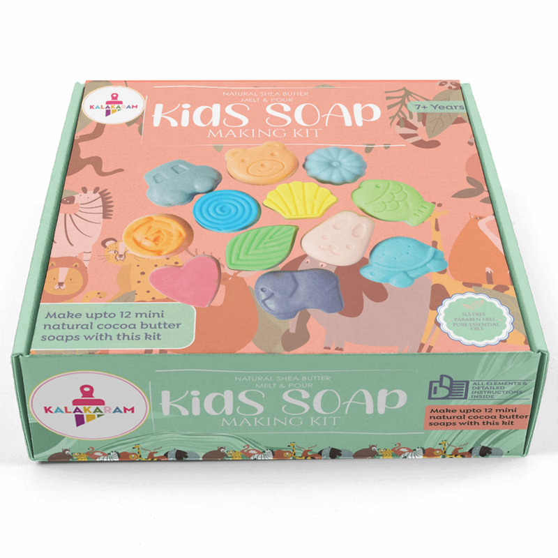 Kalakaram Shea Butter Melt & Pour Natural Soap Making Diy Kit