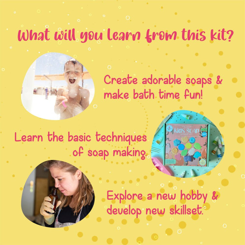 Kalakaram Shea Butter Melt & Pour Natural Soap Making Diy Kit