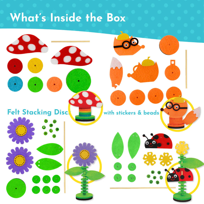 Kalakaram Stack & Sprout Felt Garden