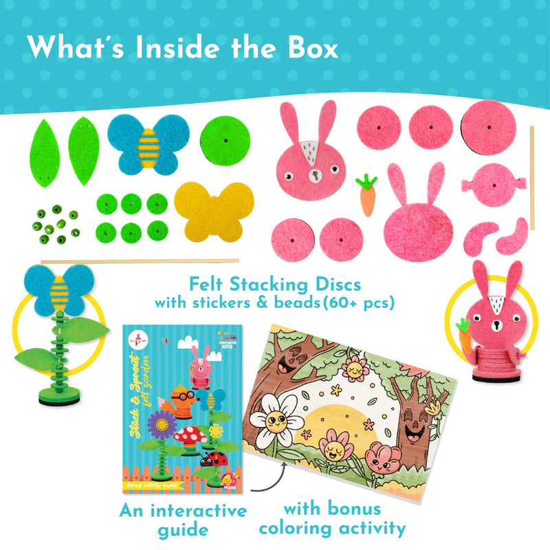 Kalakaram Stack & Sprout Felt Garden