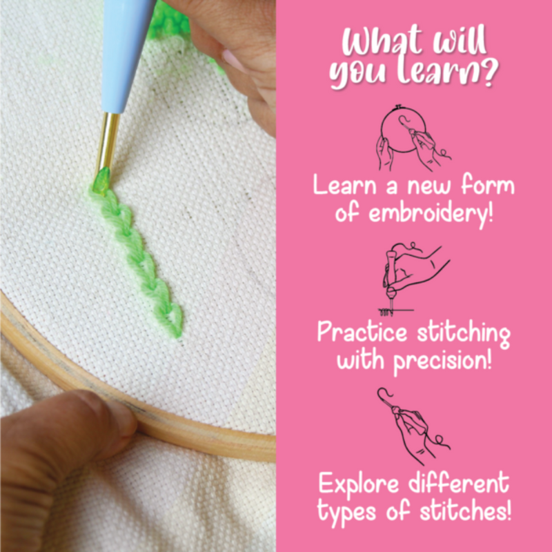 Kalakaram The Ultimate Punch Needle Embroidery Kit