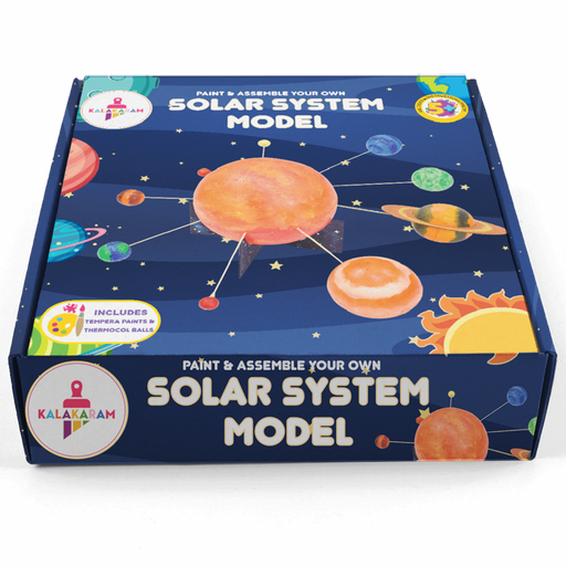 Kalakaram Thermocol Solar System Model Kit-Arts & Crafts-Kalakaram-Toycra