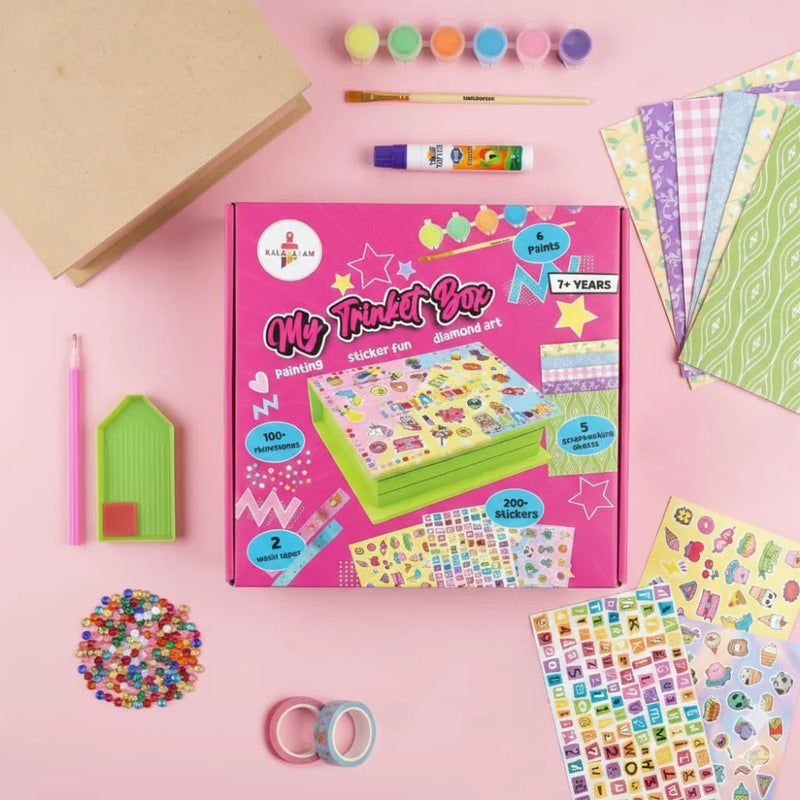 Kalakaram Trinket Box Decorating Kit