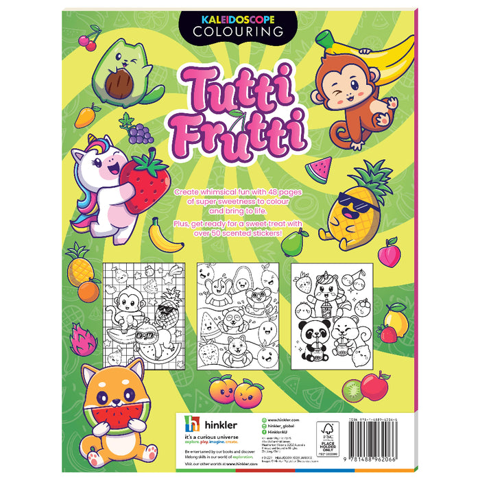 Kaleidoscope Colouring Tutti Frutti-Activity Books-Pp-Toycra