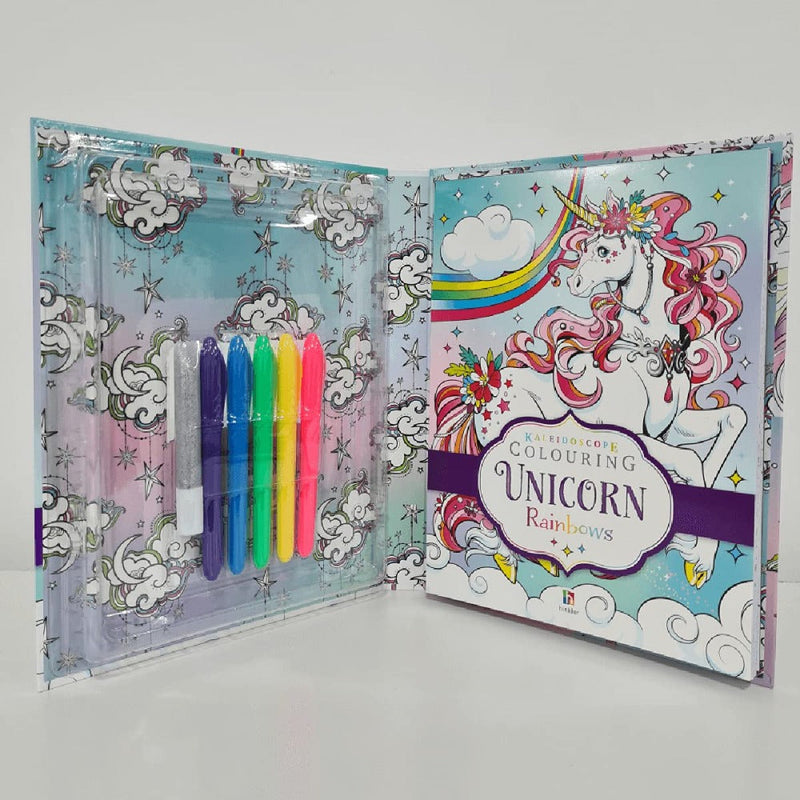 Kaleidoscope Colouring Unicorn Rainbows
