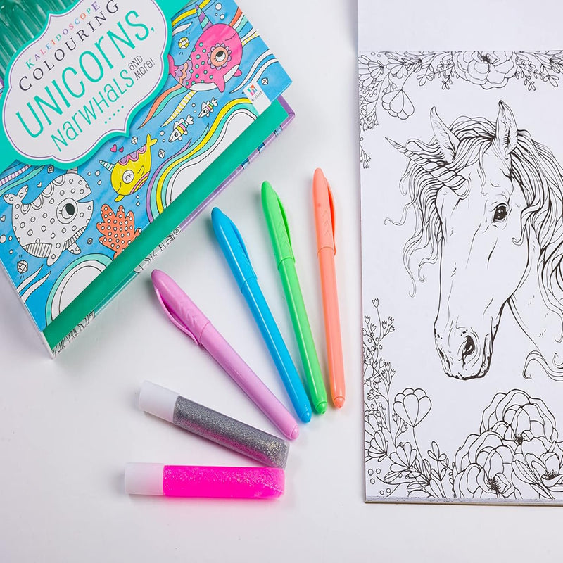 Kaleidoscope Colouring Unicorns Narwhals And More!