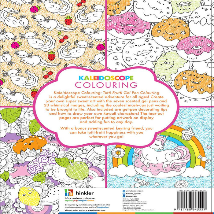 Kaleidoscope Tutti Frutti Gel Pen Colouring Kit-Arts & Crafts-SBC-Toycra