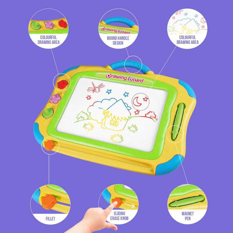 Karma Solutions 2 in 1 Magic Drawing Board - Big Yellow