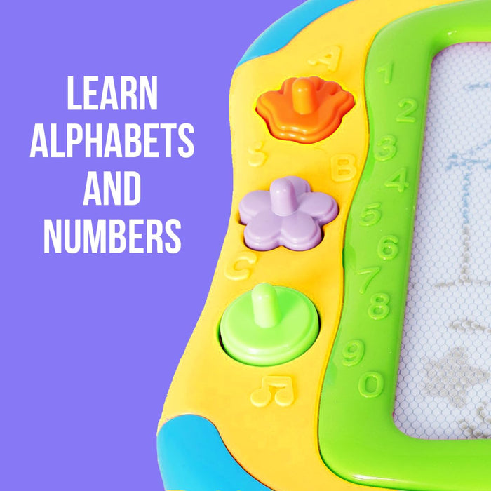 Karma Solutions 2 in 1 Magic Drawing Board - Big Yellow-Arts & Crafts-Karma Solutions-Toycra