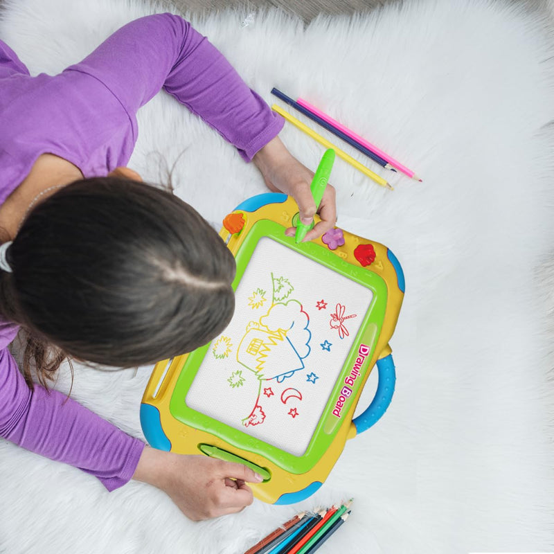 Karma Solutions 2 in 1 Magic Drawing Board - Big Yellow