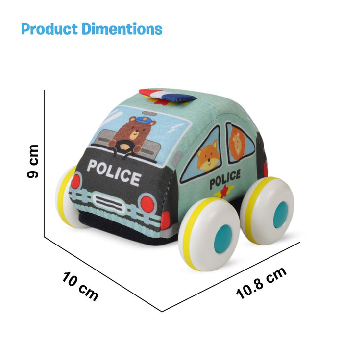 Karma Solutions Fabric Pull Back Car & Bus-Soft Toy-Karma Solutions-Toycra