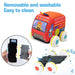 Karma Solutions Fabric Pull Back Car & Bus-Soft Toy-Karma Solutions-Toycra