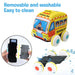 Karma Solutions Fabric Pull Back Car & Bus-Soft Toy-Karma Solutions-Toycra