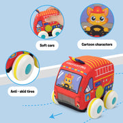 Karma Solutions Fabric Pull Back Car & Bus