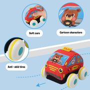 Karma Solutions Fabric Pull Back Car & Bus