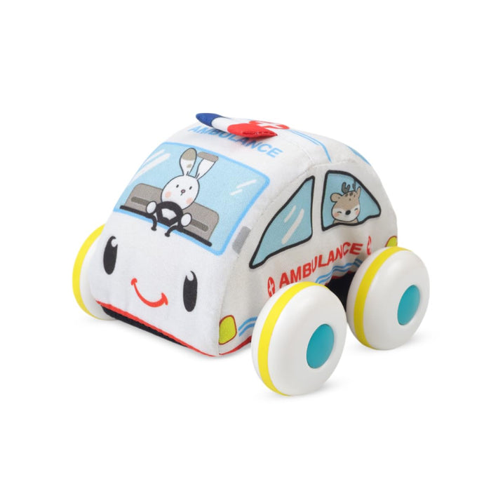 Karma Solutions Fabric Pull Back Car & Bus-Soft Toy-Karma Solutions-Toycra