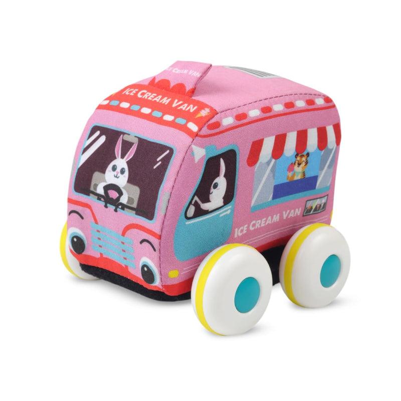 Karma Solutions Fabric Pull Back Car & Bus