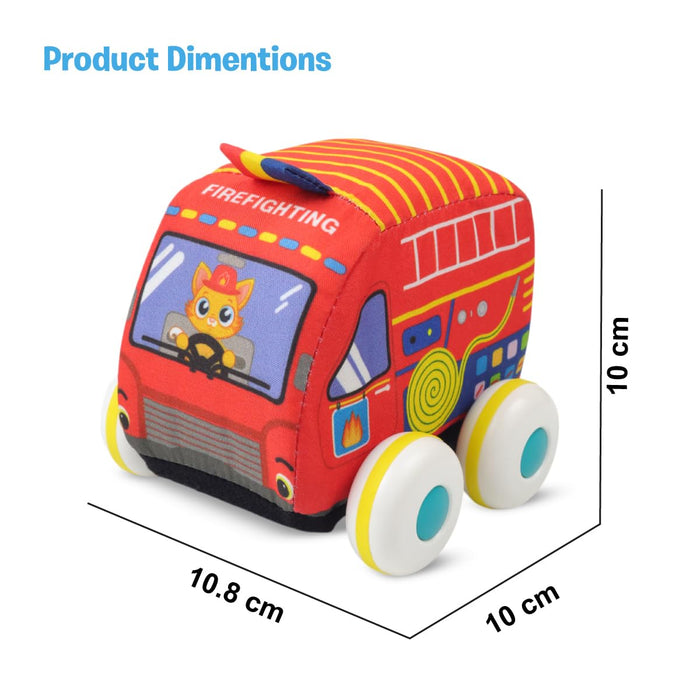 Karma Solutions Fabric Pull Back Car & Bus-Soft Toy-Karma Solutions-Toycra