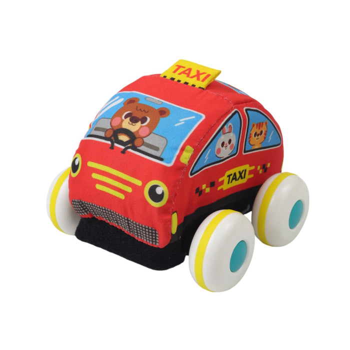 Karma Solutions Fabric Pull Back Car & Bus-Soft Toy-Karma Solutions-Toycra