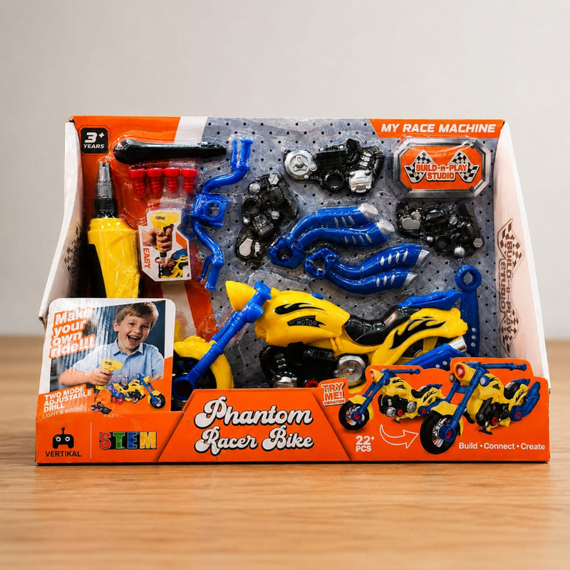 Karma Solutions Phantom Racer Bike Build & Play Diy Toy Set