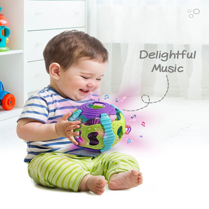 Karma Solutions Premium Musical Sensory Grasping Rattle Ball-Musical Toys-Karma Solutions-Toycra