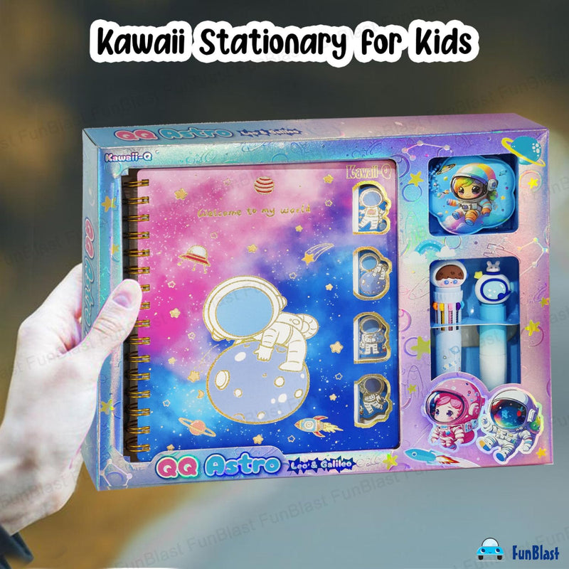 Kawaii Astro Leo & Galileo Stationary Set