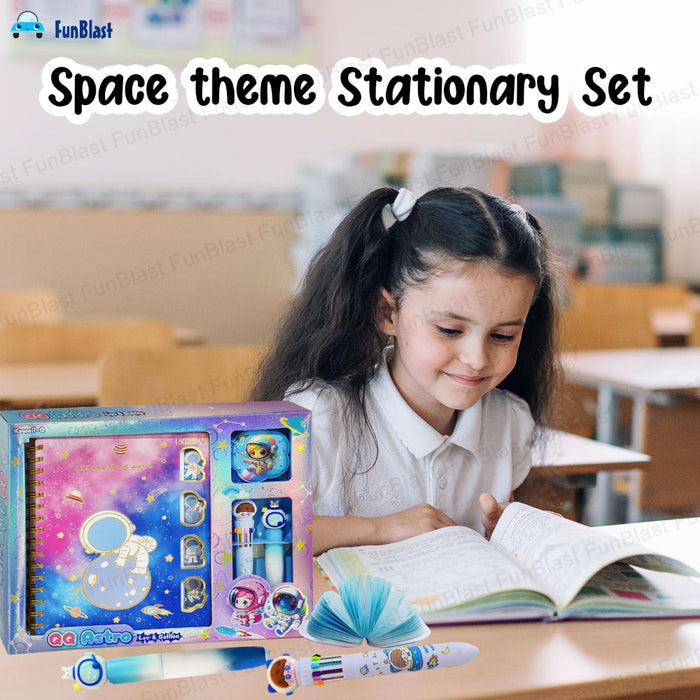 Kawaii Astro Leo & Galileo Stationary Set-Stationery-Bright International-Toycra
