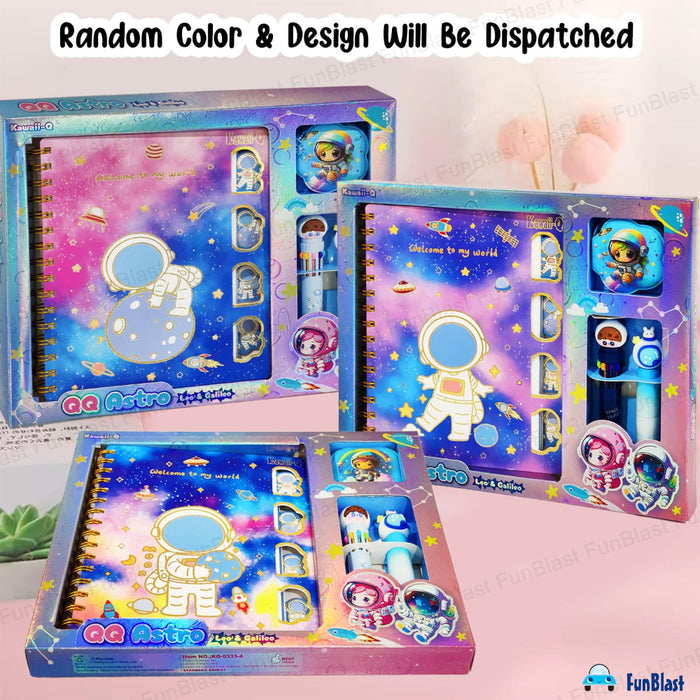 Kawaii Astro Leo & Galileo Stationary Set-Stationery-Bright International-Toycra