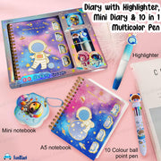 Kawaii Astro Leo & Galileo Stationary Set