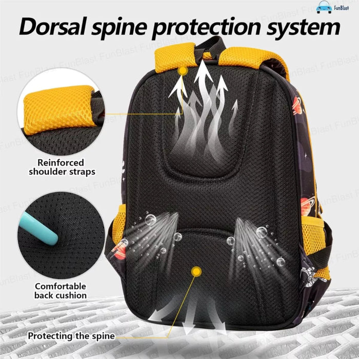 Kawaii Fly To Space Design School Bag-Backpack-Bright International-Toycra