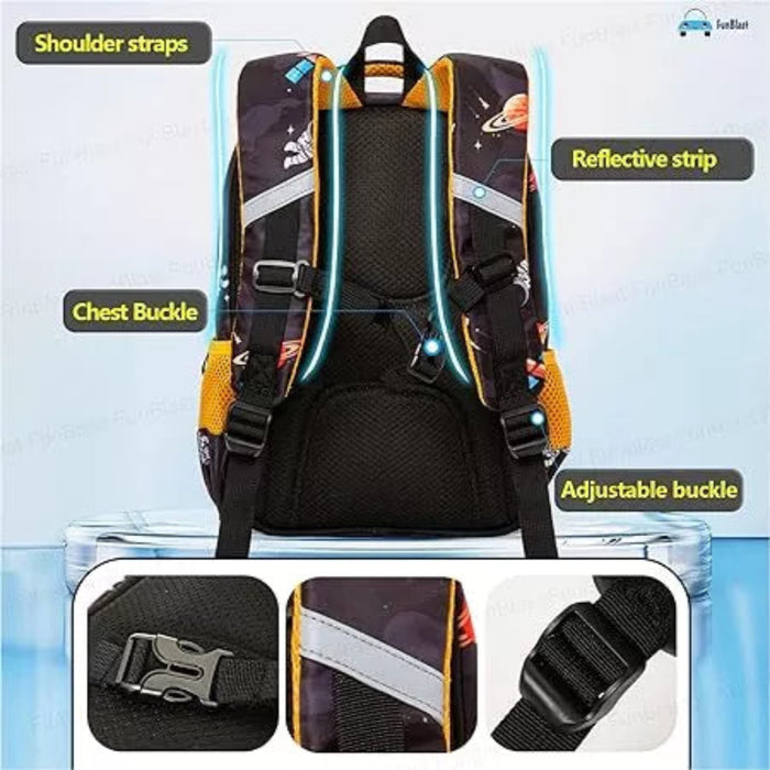 Kawaii Fly To Space Design School Bag-Backpack-Bright International-Toycra