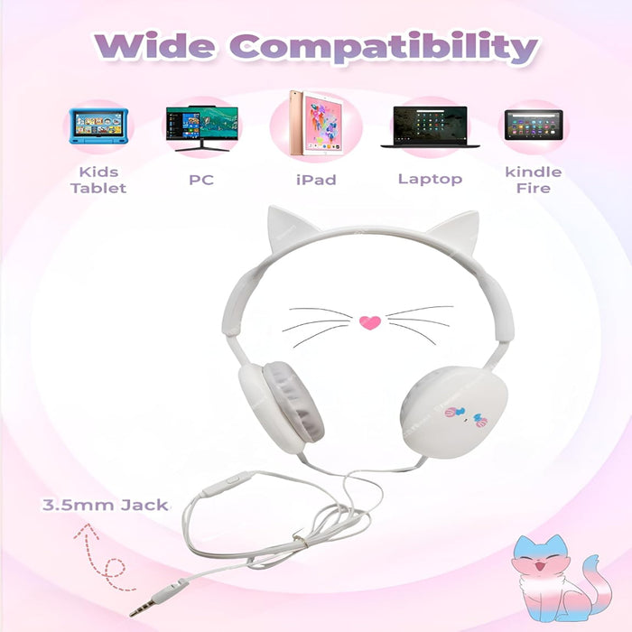 Kawaii Kiki Animal Design Wired Headphones-Electronic Toys-Bright International-Toycra