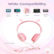 Kawaii Kiki Animal Design Wired Headphones