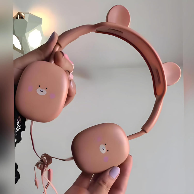 Kawaii Kiki Animal Design Wired Headphones