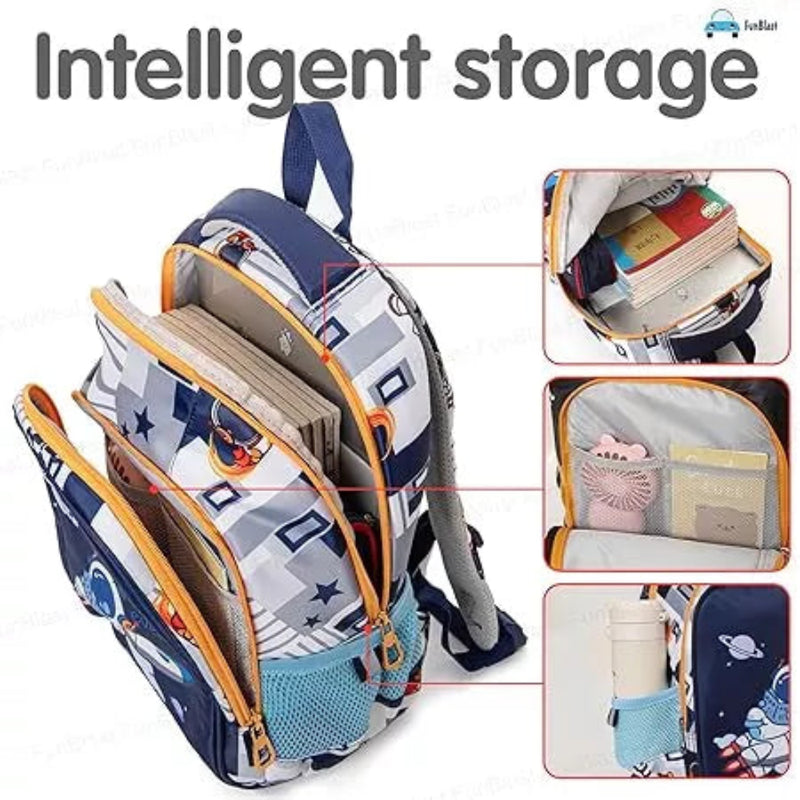 Kawaii Rocket Design School Bag