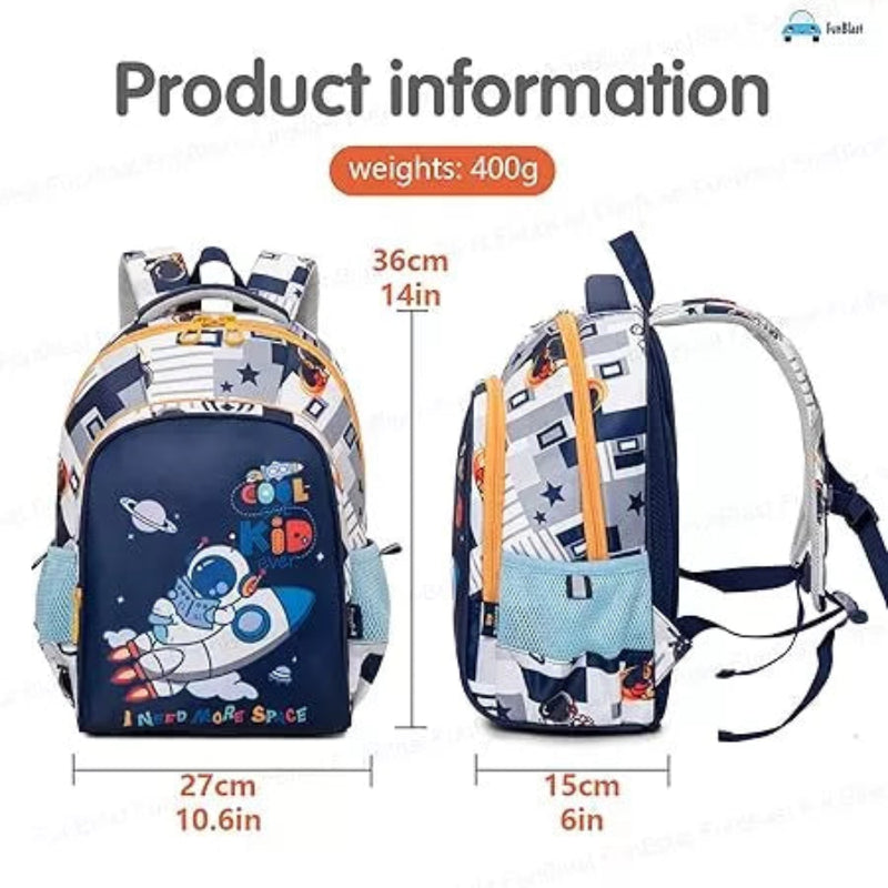 Kawaii Rocket Design School Bag