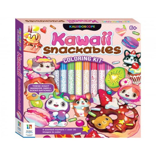 Kawaii Snackables Coloring Kit-Activity Books-SBC-Toycra