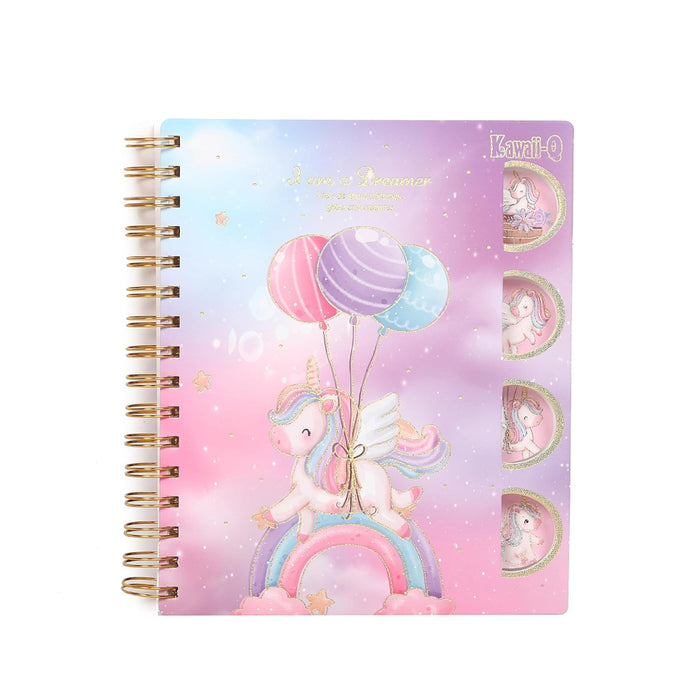 Kawaii Unicorn Yoyo & Zozo Stationary Set-Stationery-Bright International-Toycra