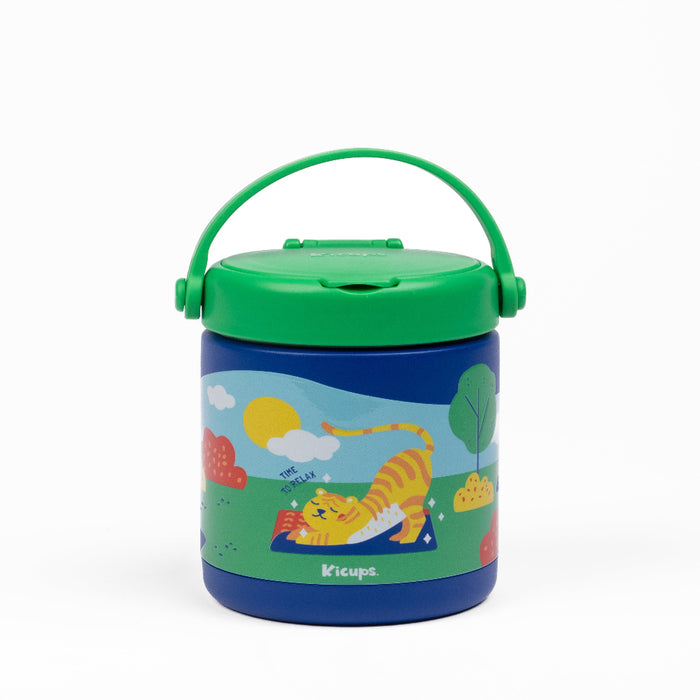 Kicups Joyful Jar Stainless steel insulated food jar-LunchBox & Water Bottles-Kicups-Toycra