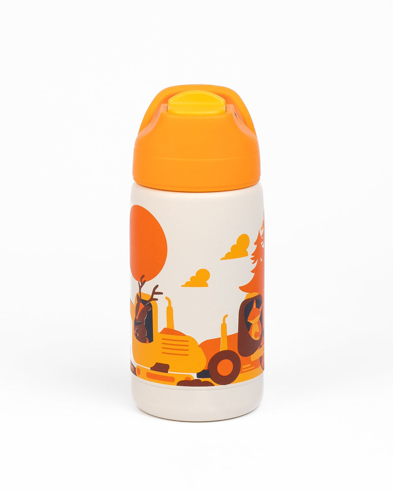 Kicups Little Cup Stainless steel insulated straw bottle with slider lid