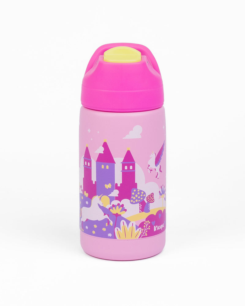 Kicups Little Cup Stainless steel insulated straw bottle with slider lid