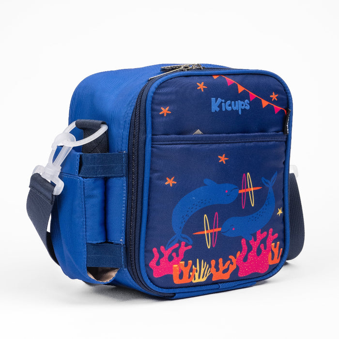 Kicups Munch Bag ™ (Fin Fiesta)-Back to School-Kicups-Toycra