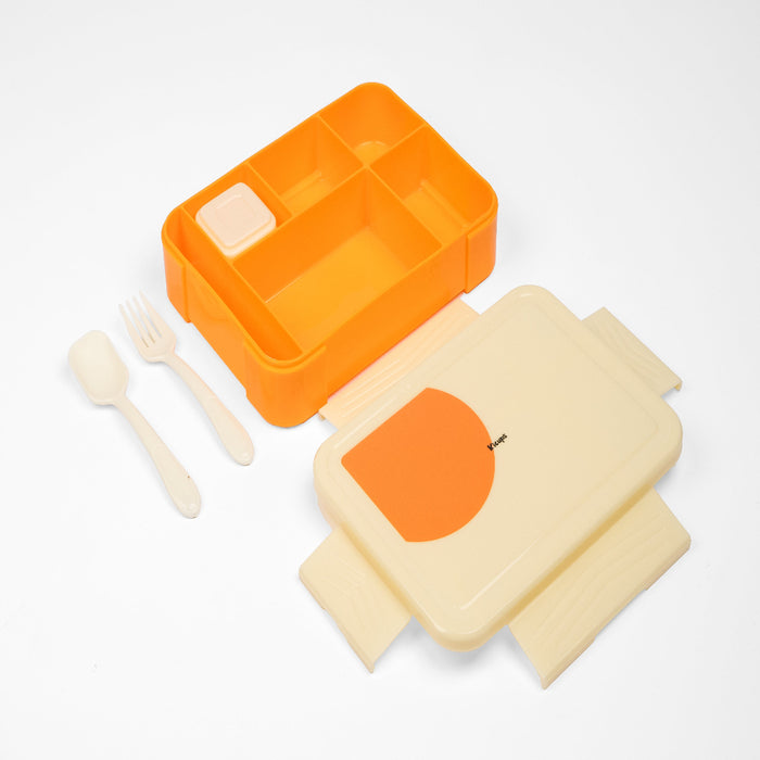 Kicups Tasty Trunk Bento box (Little Builders)-LunchBox & Water Bottles-Kicups-Toycra