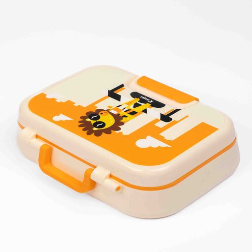 Kicups Tummy Treat Lunch box (Little Builders)-LunchBox & Water Bottles-Kicups-Toycra