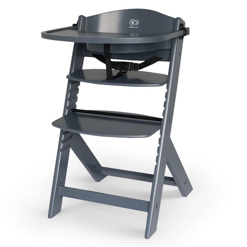 Kinderkraft Enock Highchair ( Cushion + Safety Harness + Tray Included)