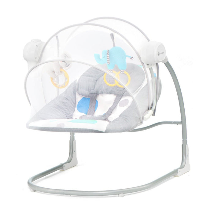 Kinderkraft Minky Baby Swing-Bouncers, Rockers & Swings-Kinderkraft-Toycra