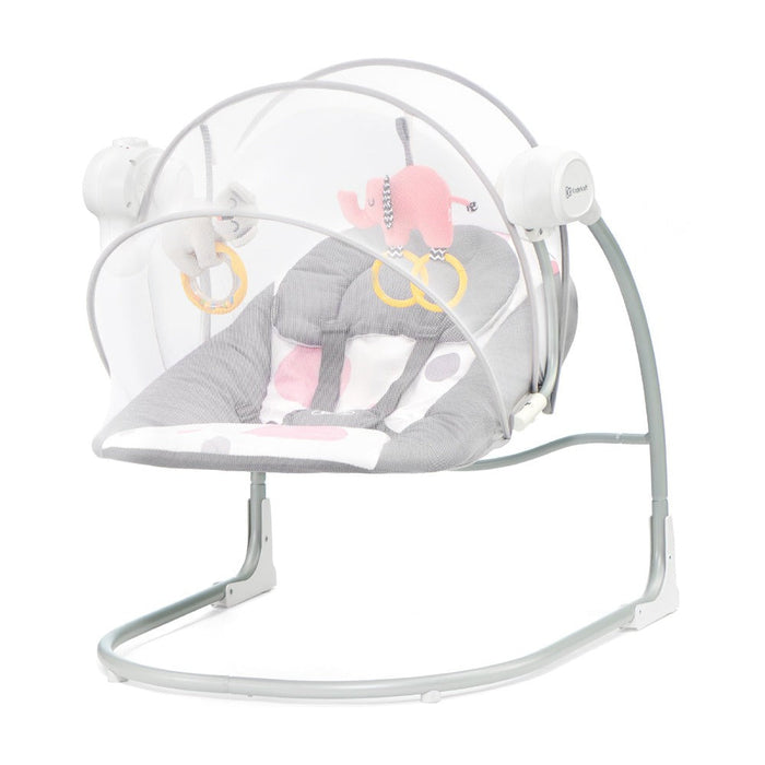 Kinderkraft Minky Baby Swing-Bouncers, Rockers & Swings-Kinderkraft-Toycra