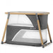 Kinderkraft Sofi Travel Cot With Playpen Function Grey-Cribs & Cots-Kinderkraft-Toycra