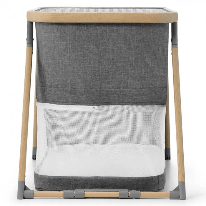 Kinderkraft Sofi Travel Cot With Playpen Function Grey-Cribs & Cots-Kinderkraft-Toycra