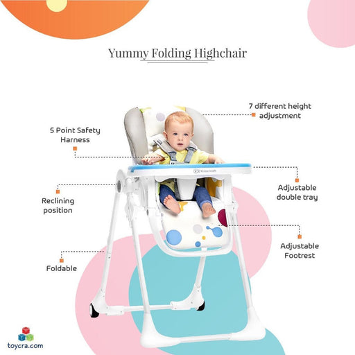 Kinderkraft Yummy Highchair-High Chairs-Kinderkraft-Toycra